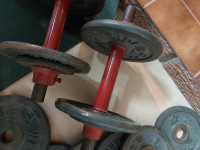 Weider complete steel weight set