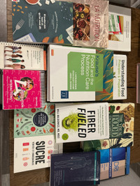Bundle of nutrition-related books 