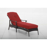 Hometrends Providence Chaise Lounge - Red