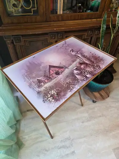 vintage tv tray, View more