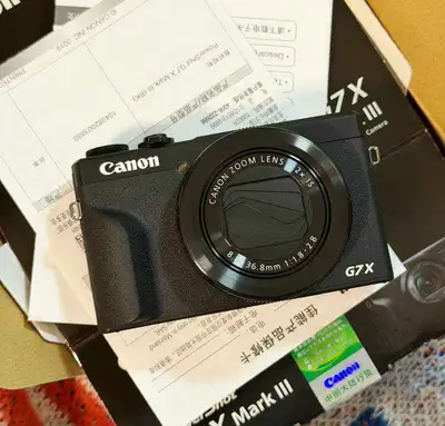 The Canon G7X3  , View more