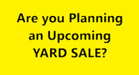 Are you planning an Estate Sale or Yard Sale?  Give us a call.