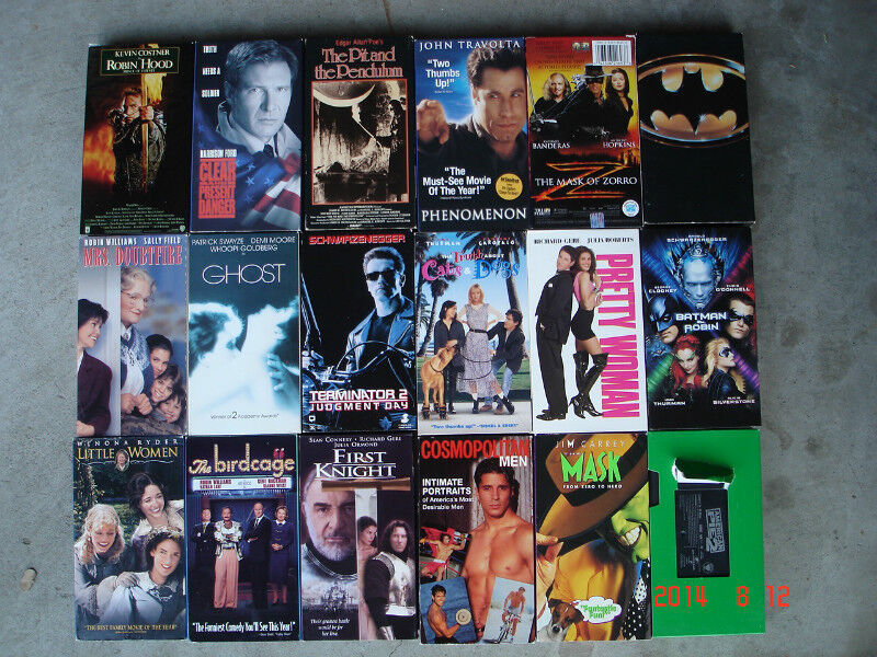 Hundreds of VHS movies for kids, family, collection CDs, DVDs & Bluray Calgary Kijiji