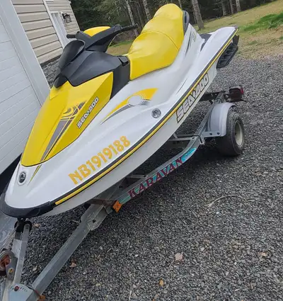 2006 sea doo gti 130 4 stroke, comes on galvanized trailer, could use some new lights, but ones on i...
