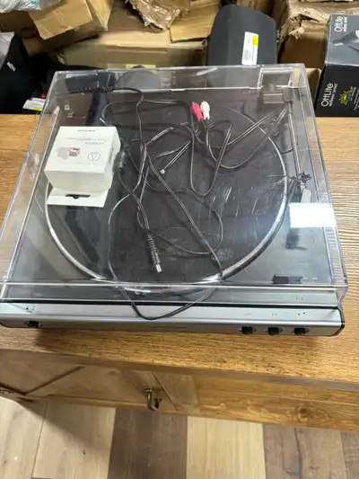 Audio Technica AT-LP60X-BK Belt Drive Turntable, View more