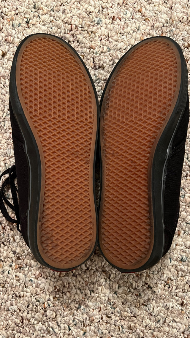 Black Vans - Women's size 6 in Women's - Shoes in Winnipeg - Image 2