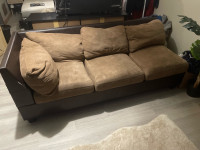 L sectional couch used