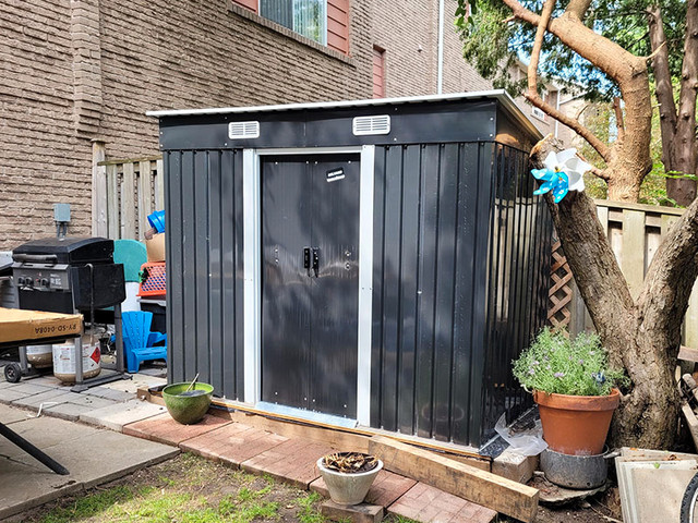 4x8 Metal Garden Shed in Outdoor Tools & Storage in Mississauga / Peel Region - Image 2