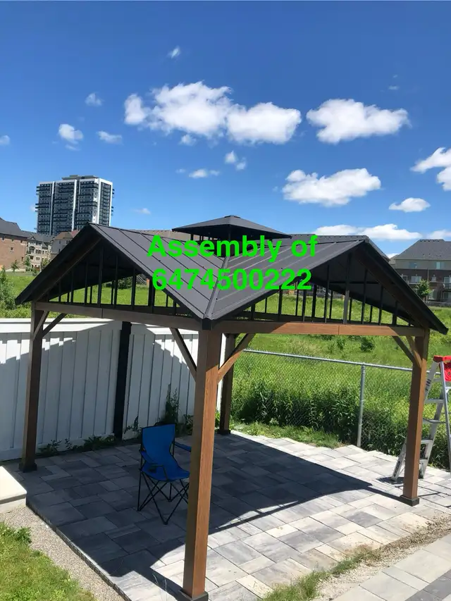 assembly of gazebo in Outdoor Tools & Storage in Markham / York Region - Image 10