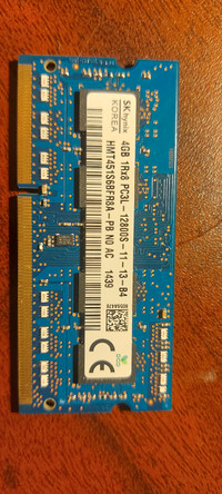 Computer RAM memory Module DDR3 1600 4GB X 2 = 8GB Kit