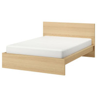 Queen MALM Ikea bed