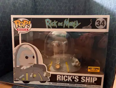 Rick & Morty 34 Rick's Ship Hot Topic Exclusive Funko POP!, View more