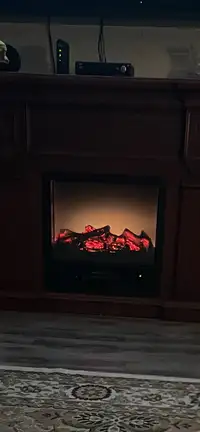 Electric Fireplace Mantle/TV Stand