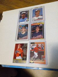 Baseball Rookie Cards Johnson,Smoltz,Lincecum,Hamilton Lot NM