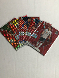 2020-21 PANINI SERIE A RED MOSAIC PRIZM RC - 5 CARD LOT
