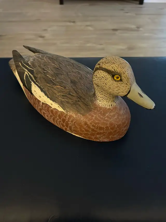 Duck Decoy - Wooden Hand Painted in Arts & Collectibles in Kitchener / Waterloo - Image 2