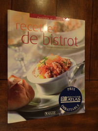 Livre de recettes « Recettes de bistrot » 80 menus diététiques