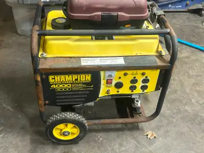 Good running generator. Has a little paint missing on the frame but still solid and works perfectly....