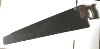 SCIE A MAIN "EGOUINE" 28 " ANTIQUE HAND SAW, View more