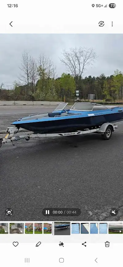 1988 Switzer Craft 18 foot bowrider 305 chevy aluminum small Block Custom Shorelander trailer includ...