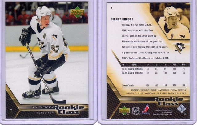 2005-06 Upper Deck ROOKIE CLASS - BOX SET -with CROSBY, OVECHKIN in Arts & Collectibles in City of Halifax - Image 3
