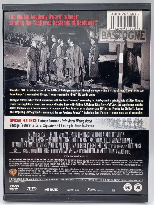 3 War Movies DVD Battleground 1949 Pork Chop Hill 1959 Tora Tora in CDs, DVDs & Blu-ray in City of Montréal - Image 6