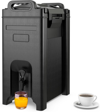 Selling a brand new, never used commercial-grade COSTWAY 5 Gallon Insulated Beverage Dispenser and D...