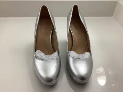 ladies size 10 silver platform heels Naturalizer, View more