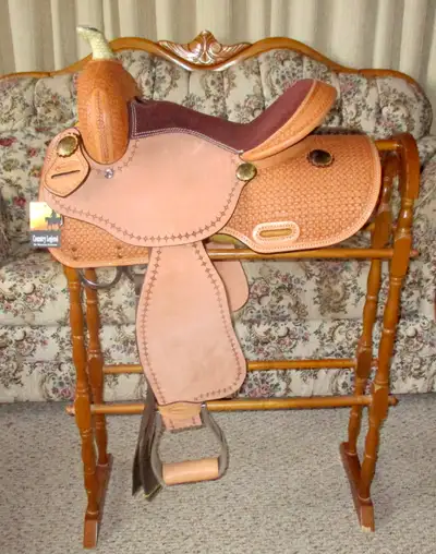 NEW 13” Youth Roughout Saddle, View more