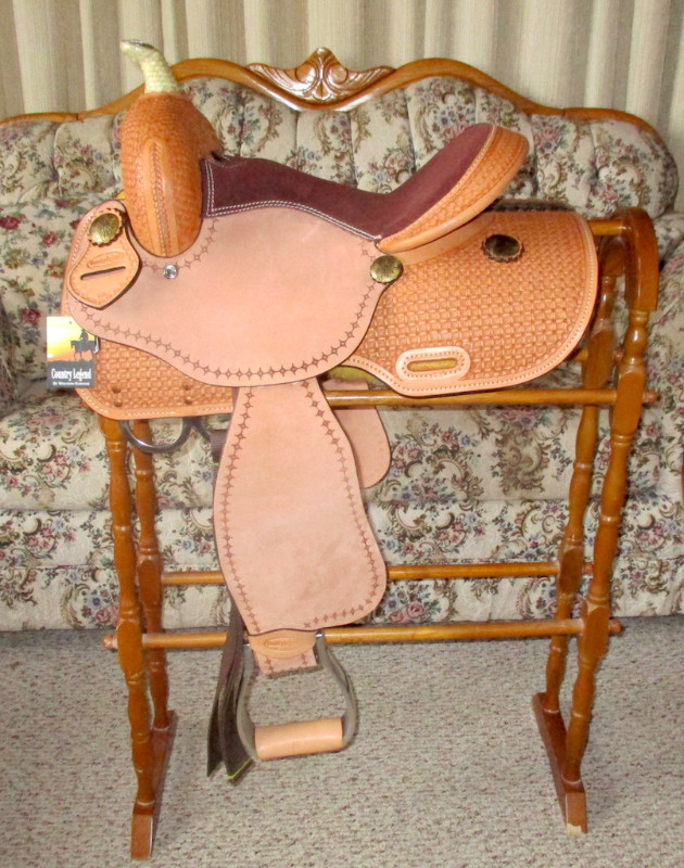 NEW 13” Youth Roughout Saddle in Equestrian & Livestock Accessories in Dawson Creek