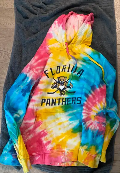 Men's Tie Dye Florida Panthers Hoodie Size XL, View more