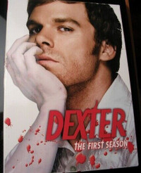 Dexter seasons 1 and 5 DVD sets.