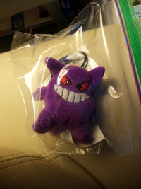 Gengar Pokemon Plush Keychain 