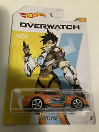Hot wheels Overwatch tracer power pro diecast video game car