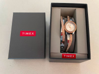 Timex Women's Swarovski Crystal 23mm Watch and Bracelet set