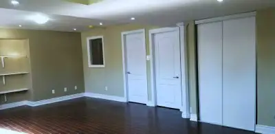 • 2- bedrooms basement: master bed with big window and both rooms with closet (one room with walk in...