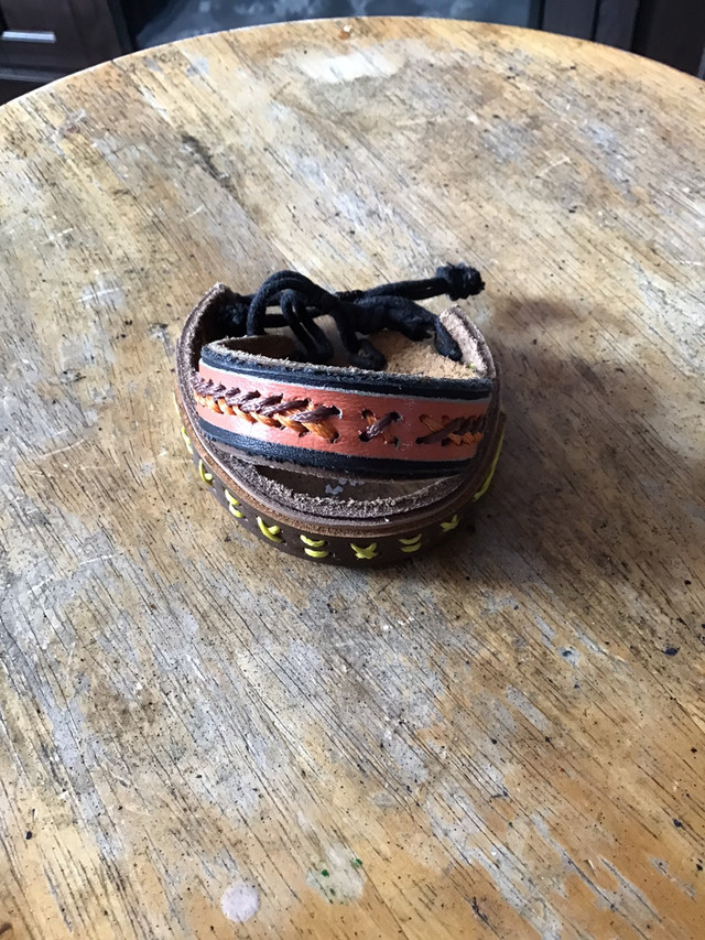 2 Rawhide Type Bracelets in Jewellery & Watches in St. John's - Image 2