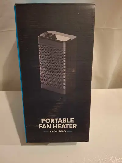 Keep your space warm and cozy with this brand new portable fan heater, model YND-1200D! This heater...