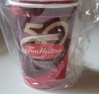 Brand New Tim Hortons 50 Years Anniversary Paper Cups 34 pieces 