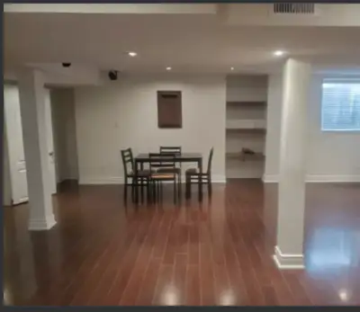 2 BDRM Furnished Basement for Rent Steeles/ Mavis Available Now