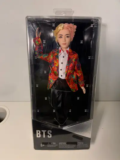 This is a new, in-box BTS V doll. It's a must-have for any BTS collector. This doll features V in a...