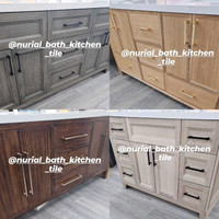 Bathroom vanity kitchen cabinets quartz countertop island pantry