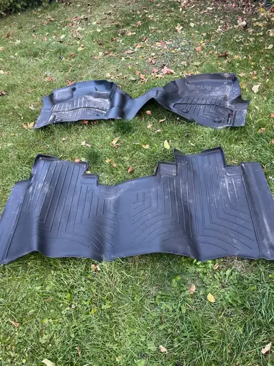 WeatherTech floor mats 2017 F-150 Extended cab - $150 2018 Ford explorer XLT - $125