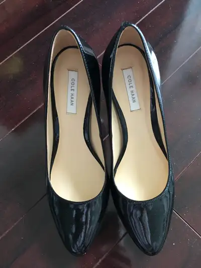 Brand new size 5B Cole Haan black heels $120, View more