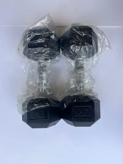 Pair of 20lb Dumbbells (New), View more