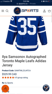 John Tavares - Toronto Maple Leafs Signed Jersey - Pro Adidas White with C  - All Star Sports Collectibles