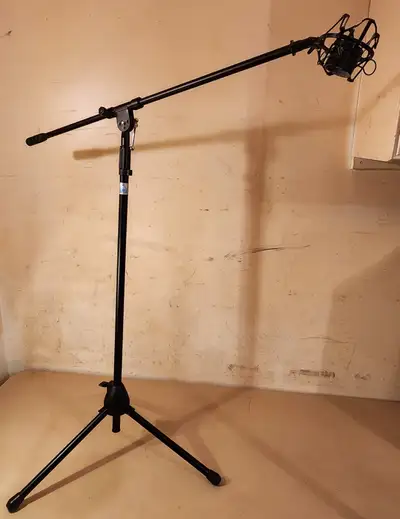 New Apex Microphone Stand With Shock Mount Mic Cradle, View more