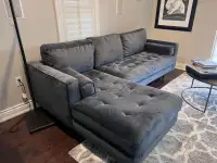 Brilliant Condition ~ 3 Seater Velvet Sofa !!