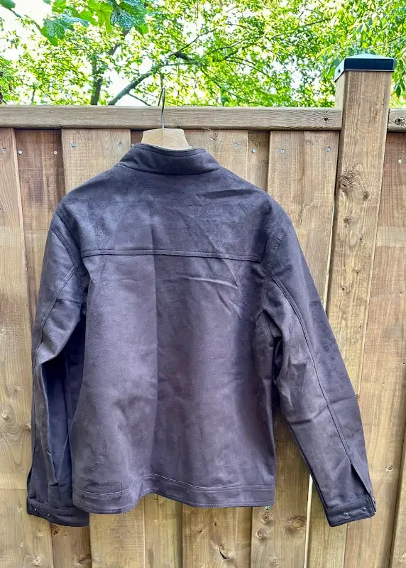 Faux Suede Jacket, New with Tags, XL mens. Dark grey. in Men's in City of Toronto - Image 5