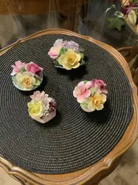 Bone China Flower Ornaments Small Chips 